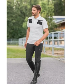 Felix Bühler Polo technique homme Ohio blanc
