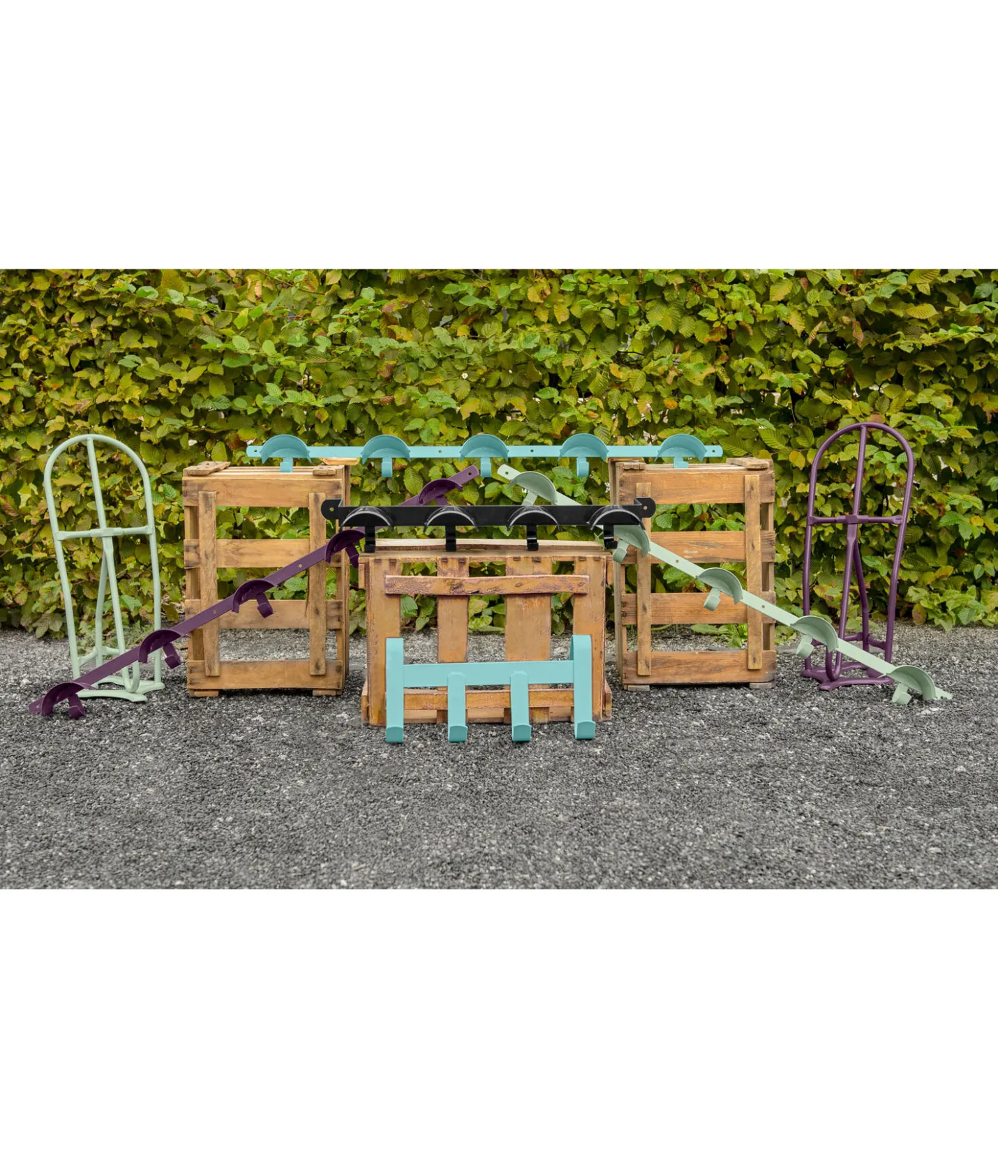 SHOWMASTER Porte-brides avec étagère noir Clearance