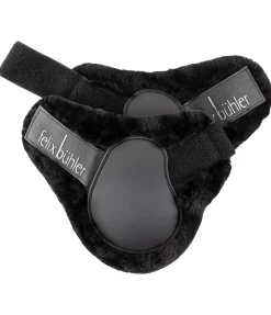 Felix Bühler Protège-boulets en TPU avec polaire Teddy noir/noir Clearance