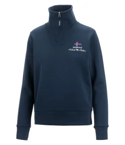 FENGUR Pull col camionneur Floro bleu nuit Online