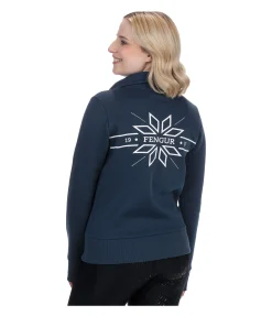FENGUR Pull col camionneur Floro bleu nuit Online