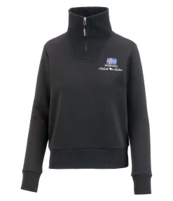 FENGUR Pull col camionneur Floro noir Hot