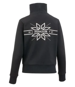 FENGUR Pull col camionneur Floro noir Hot