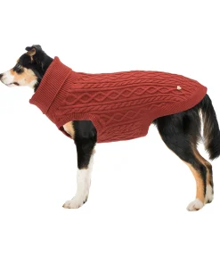 sugar dog Pull col roulé Maisie terre cuite Outlet