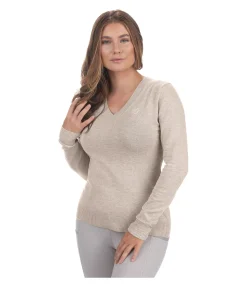 Felix Bühler Pull en maille Nela champagne Sale