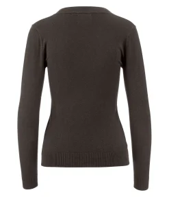 Felix Bühler Pull en maille Nela chocolat noir Clearance