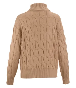 Felix Bühler Pull-over à col roulé Lea latte macchiato Outlet