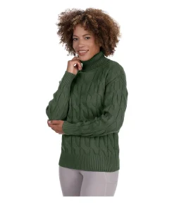 Felix Bühler Pull-over à col roulé Lea olive Sale