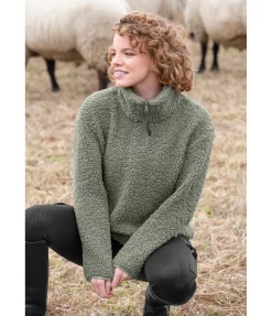 Felix Bühler Pull-over en polaire Tara vert pastel Sale