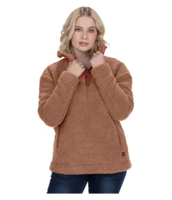 TWIN OAKS Pull-over polaire Montana gingembre confit Clearance