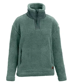 TWIN OAKS Pull-over polaire Montana matcha foncé Clearance