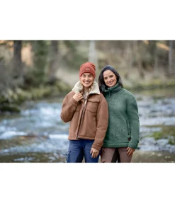 TWIN OAKS Pull-over polaire Montana matcha foncé Clearance