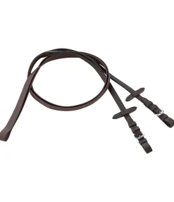 TWIN OAKS Rênes en caoutchouc Lightweight marron foncé Sale