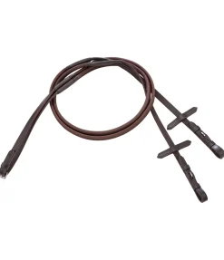 CLARIDGE HOUSE Rênes en caoutchouc Thin marron foncé Clearance