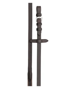 CLARIDGE HOUSE Rênes en cuir Anti-Slip marron foncé Clearance