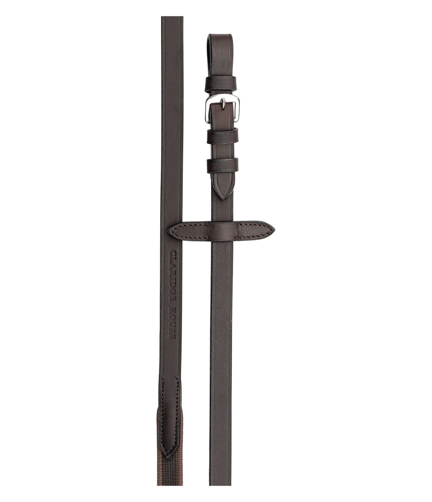 CLARIDGE HOUSE Rênes en cuir Anti-Slip marron foncé Clearance