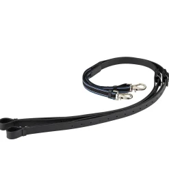 SHOWMASTER Rênes fixes en cuir Elastik noir New