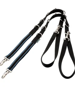 SHOWMASTER Rênes fixes élastiquées en nylon noir
