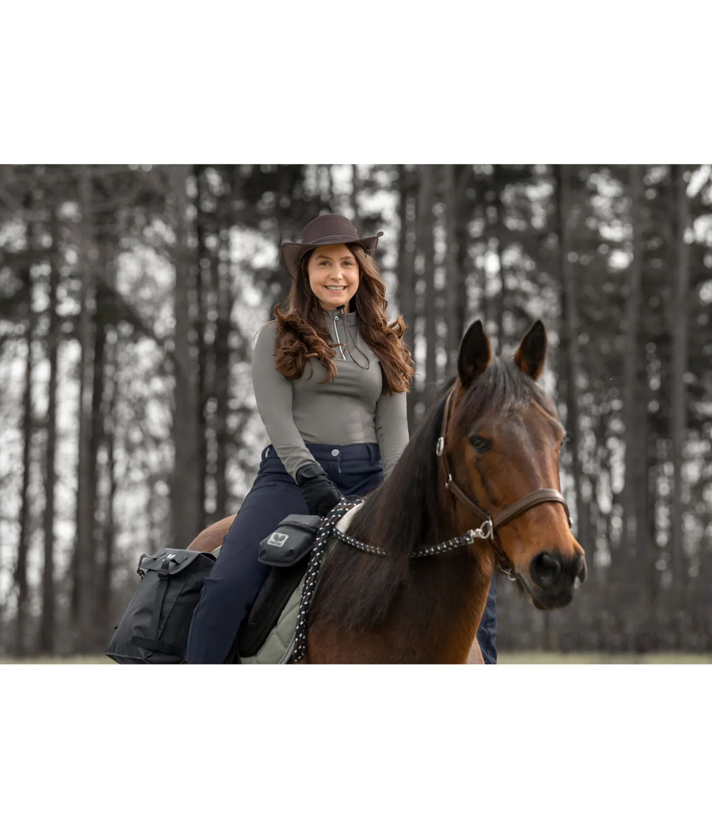 TWIN OAKS Sacoche de selle Missouri noir Clearance