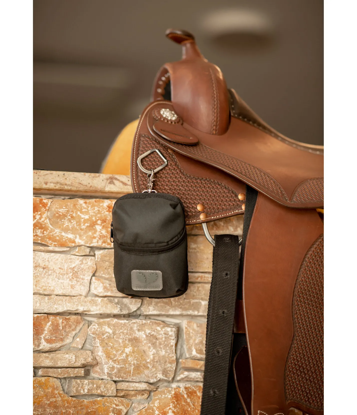 TWIN OAKS Sacoche de selle Missouri noir Clearance