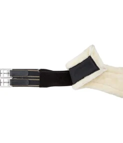 CLARIDGE HOUSE Sangle anatomique en cuir avec polaire Teddy amovible Naira noir Online