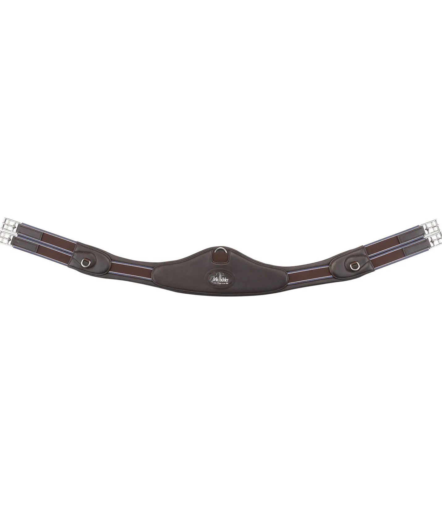 Felix Bühler Sangle demi-lune en cuir doux brun Clearance
