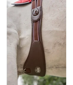 Felix Bühler Sangle demi-lune en cuir doux brun Clearance