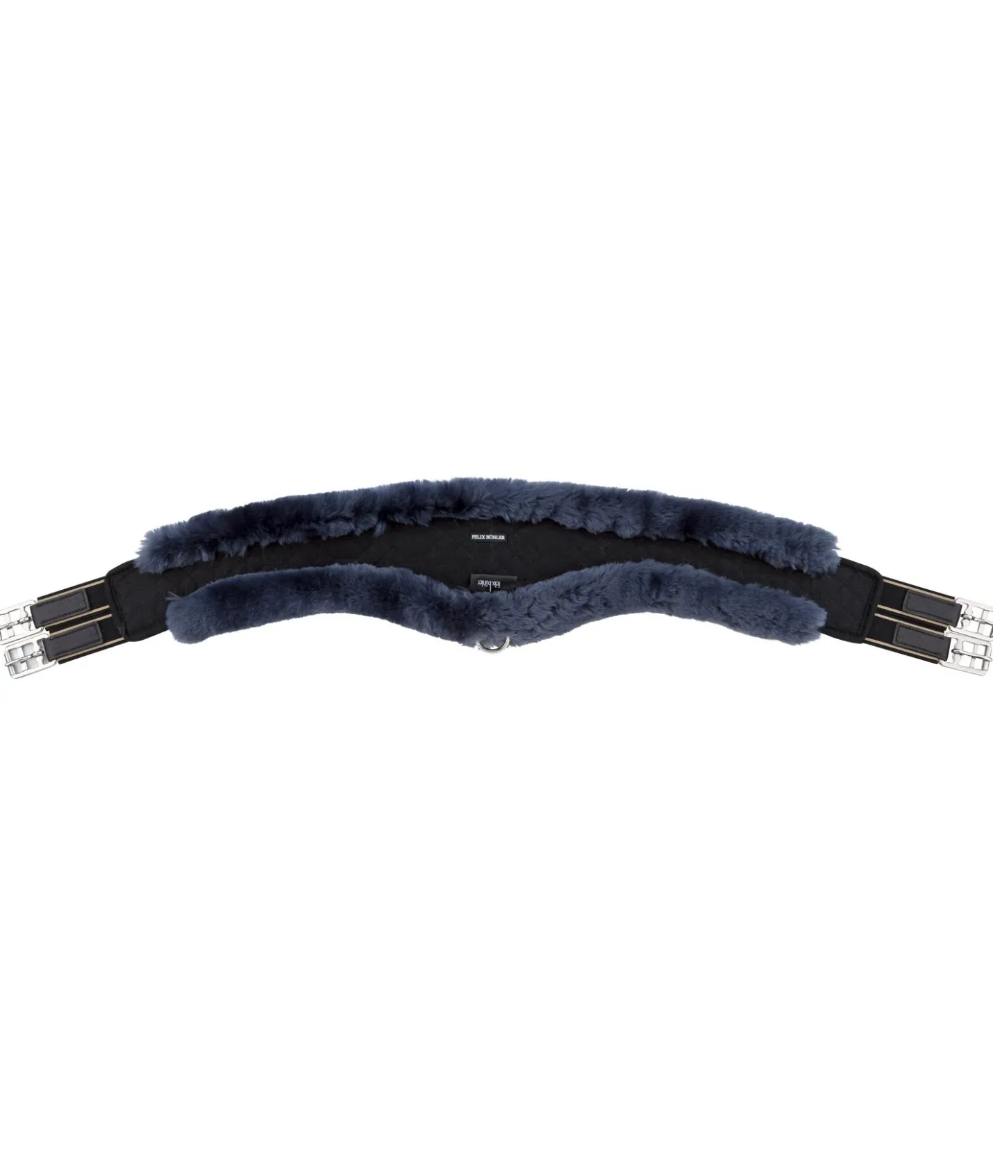 Felix Bühler Sangle en véritable fourrure d'agneau Circle anthracite Sale
