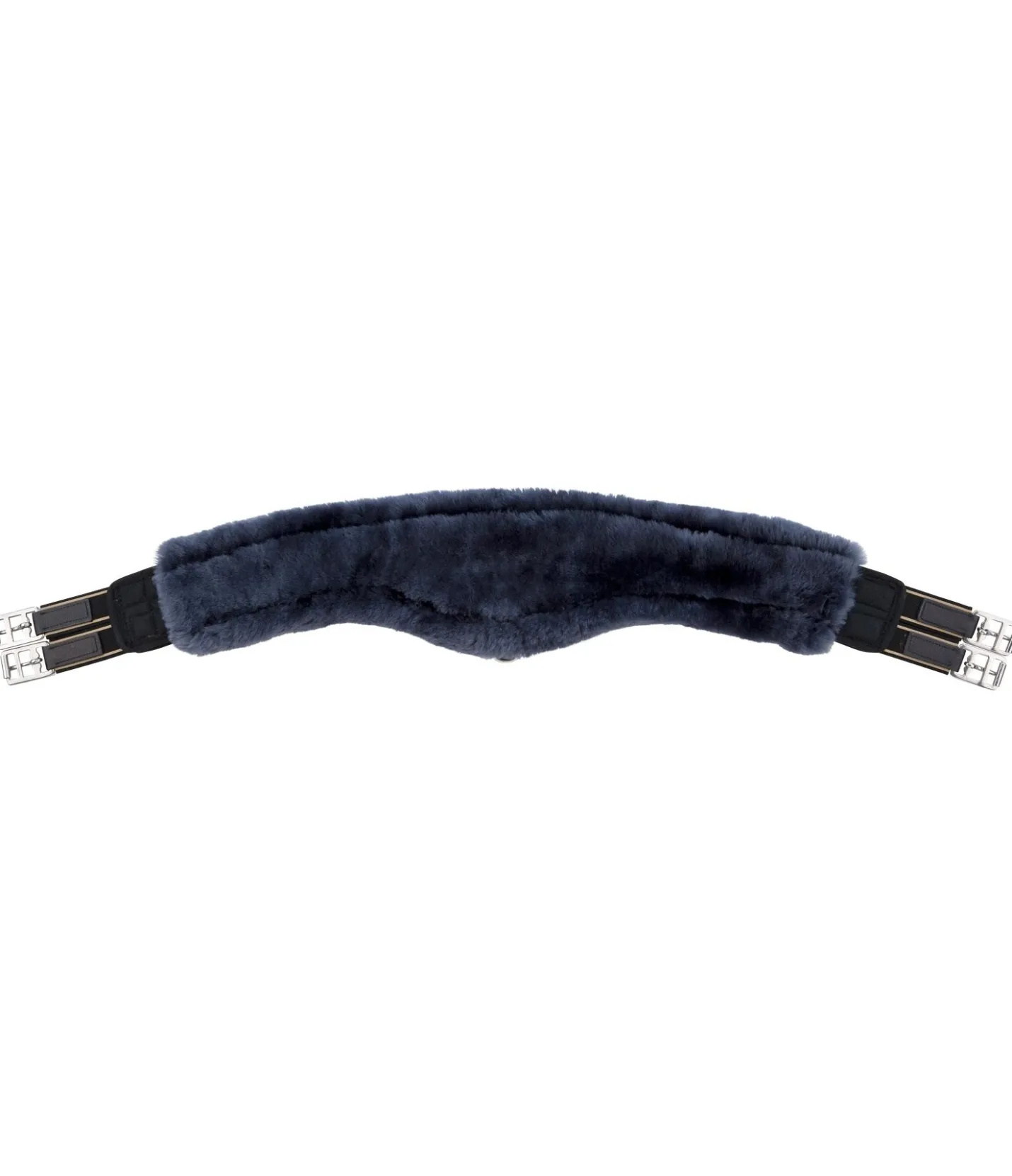 Felix Bühler Sangle en véritable fourrure d'agneau Circle anthracite Sale