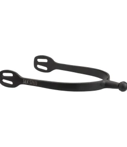 SILK STEEL Second choix : Éperons à bout rond Black noir New