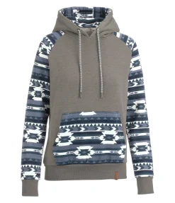 STONEDEEK Sweat à capuche Ikat Saphir foncé  Clearance