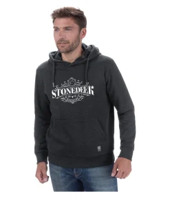 STONEDEEK Sweat à capuche Matt noir Online