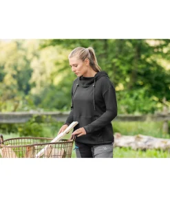 EQUESTRIAN WORK WEAR Sweat à capuche Strech Performance noir