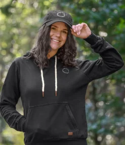 TWIN OAKS Sweat à capuche Vinson noir Online