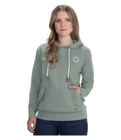 TWIN OAKS Sweat à capuche Vinson matcha foncé Discount