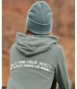 TWIN OAKS Sweat à capuche Vinson matcha foncé Discount