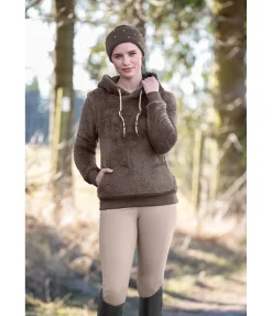 STEEDS Sweat à capuche en polaire Teddy Bella noix Sale
