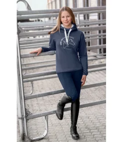 Felix Bühler Sweat à capuche en stretch Performance enfant ciel nuageux Online