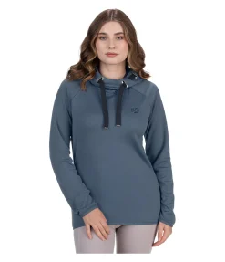 Felix Bühler Sweat à capuche stretch Performance Jill bleu fumée Clearance