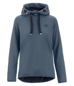 Felix Bühler Sweat à capuche stretch Performance Jill bleu fumée Clearance