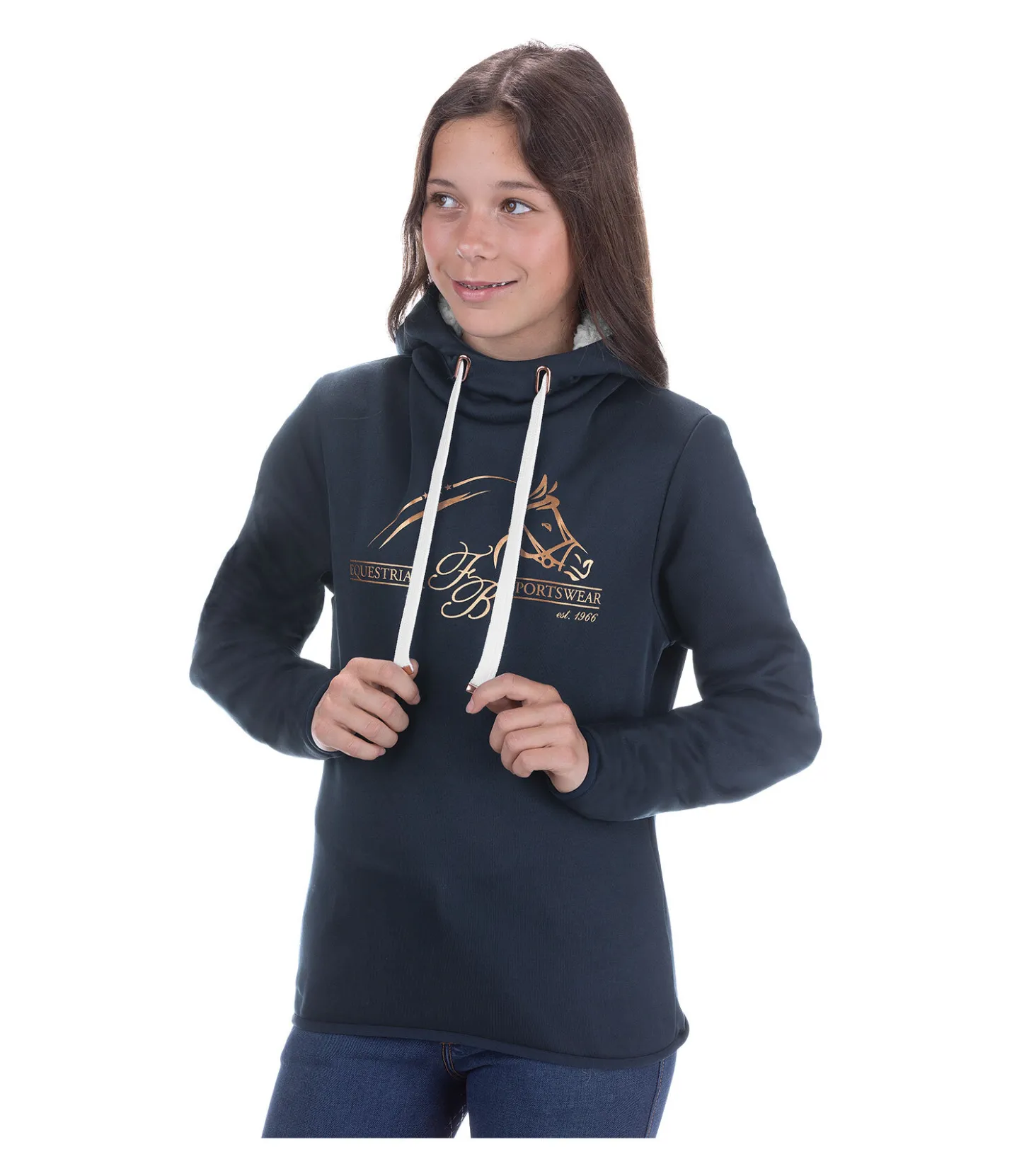 Felix Bühler Sweat à capuche stretch Performance enfant Bijou navy Clearance