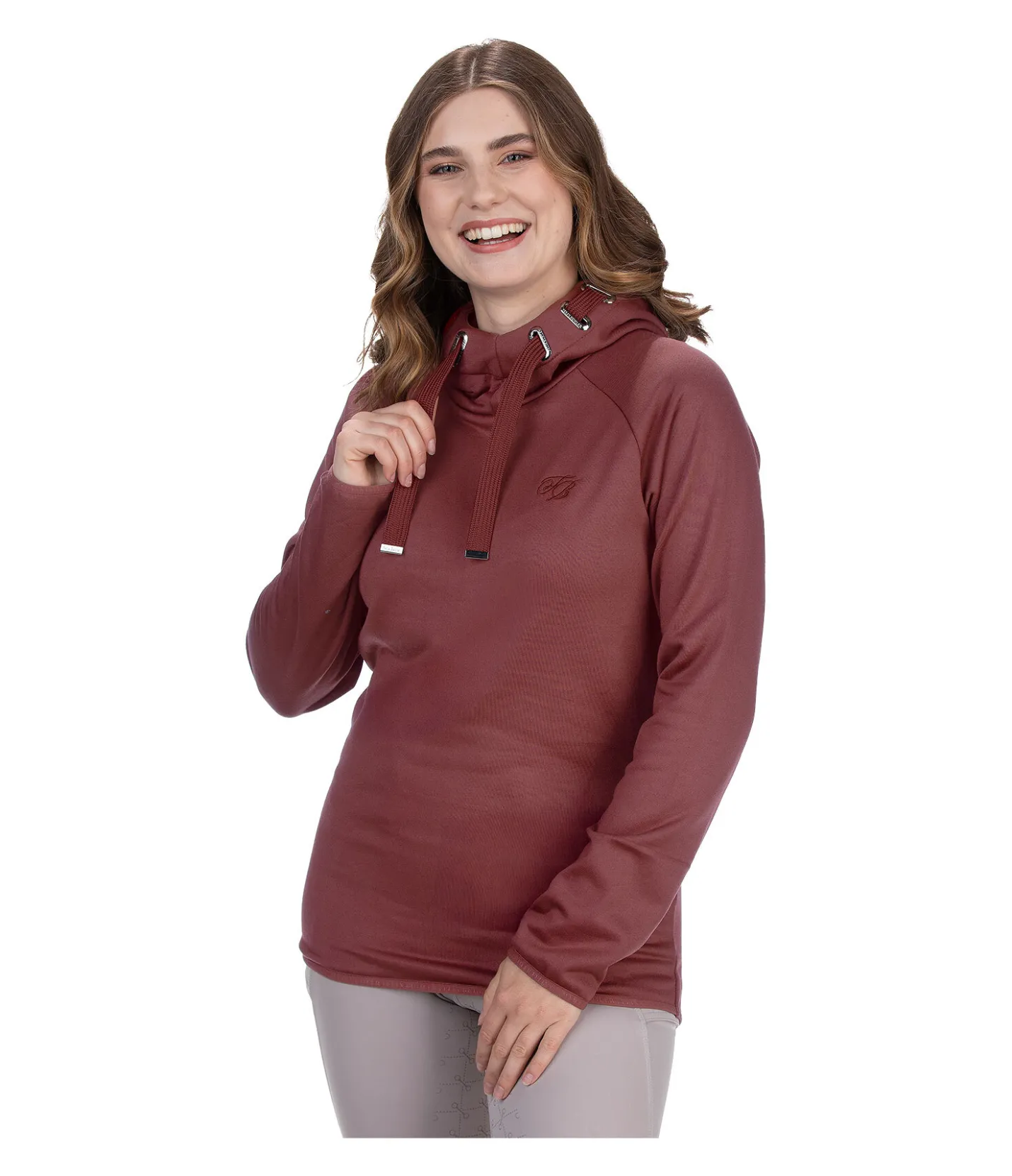 Felix Bühler Sweat à capuche stretch Performance Jill merlot Hot