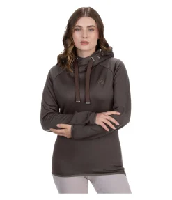 Felix Bühler Sweat à capuche stretch Performance Jill chocolat noir Best