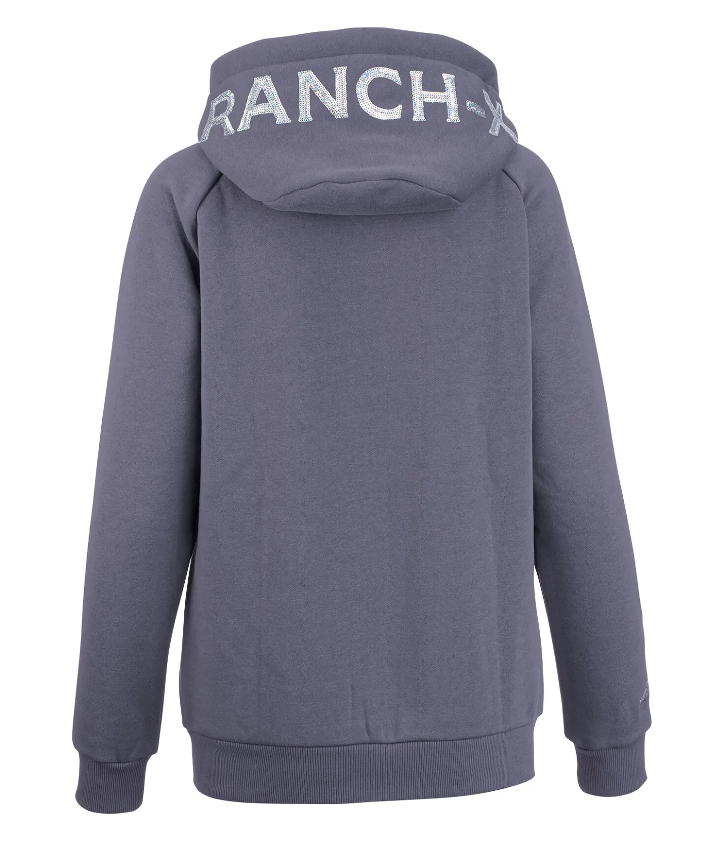 RANCH-X Sweat à capuche zippé Josiah bleu arctique New