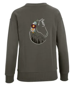 TWIN OAKS Sweat Get Lost Club II vert mousse Online