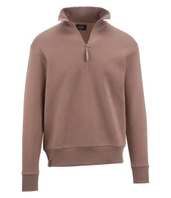 Felix Bühler Sweat avec col zippé homme Portland cappuccino