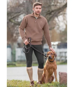 Felix Bühler Sweat avec col zippé homme Portland cappuccino