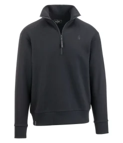 Felix Bühler Sweat avec col zippé homme Portland noir Outlet