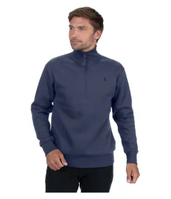 Felix Bühler Sweat avec col zippé homme Portland navy classique Outlet