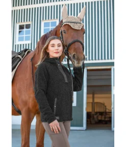 STEEDS Sweat en tricot polaire Jona noir Sale